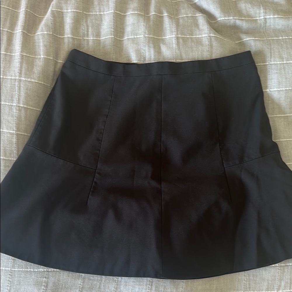 J Crew Fluted Black Women's Skirt